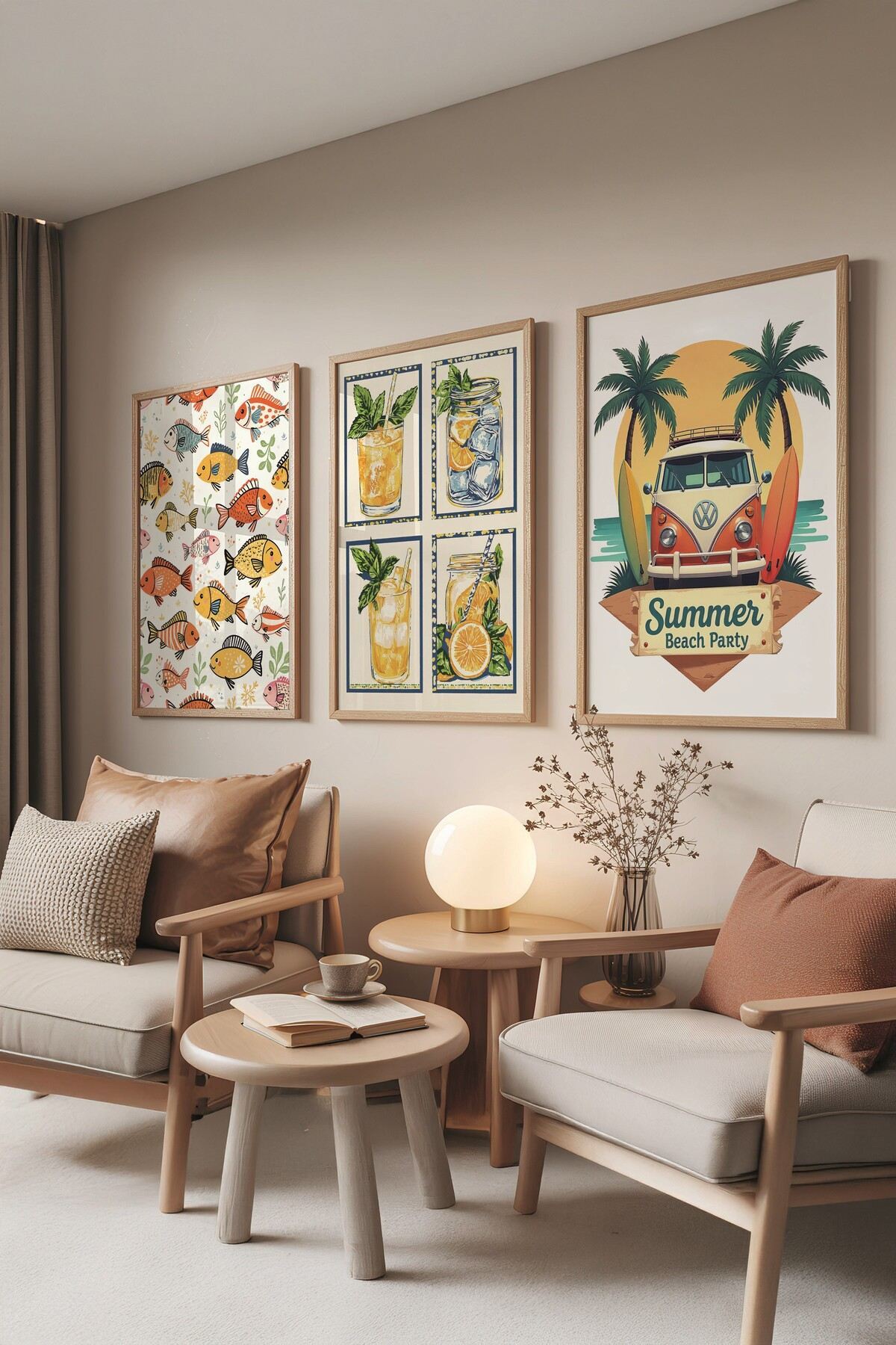Set de pictură decorativă, Ç-300843, Sticla PVC, Multicolor