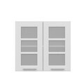 Dulap pentru bucatarie, Hanah Home, Minar, 80x72x37 cm, Alb
