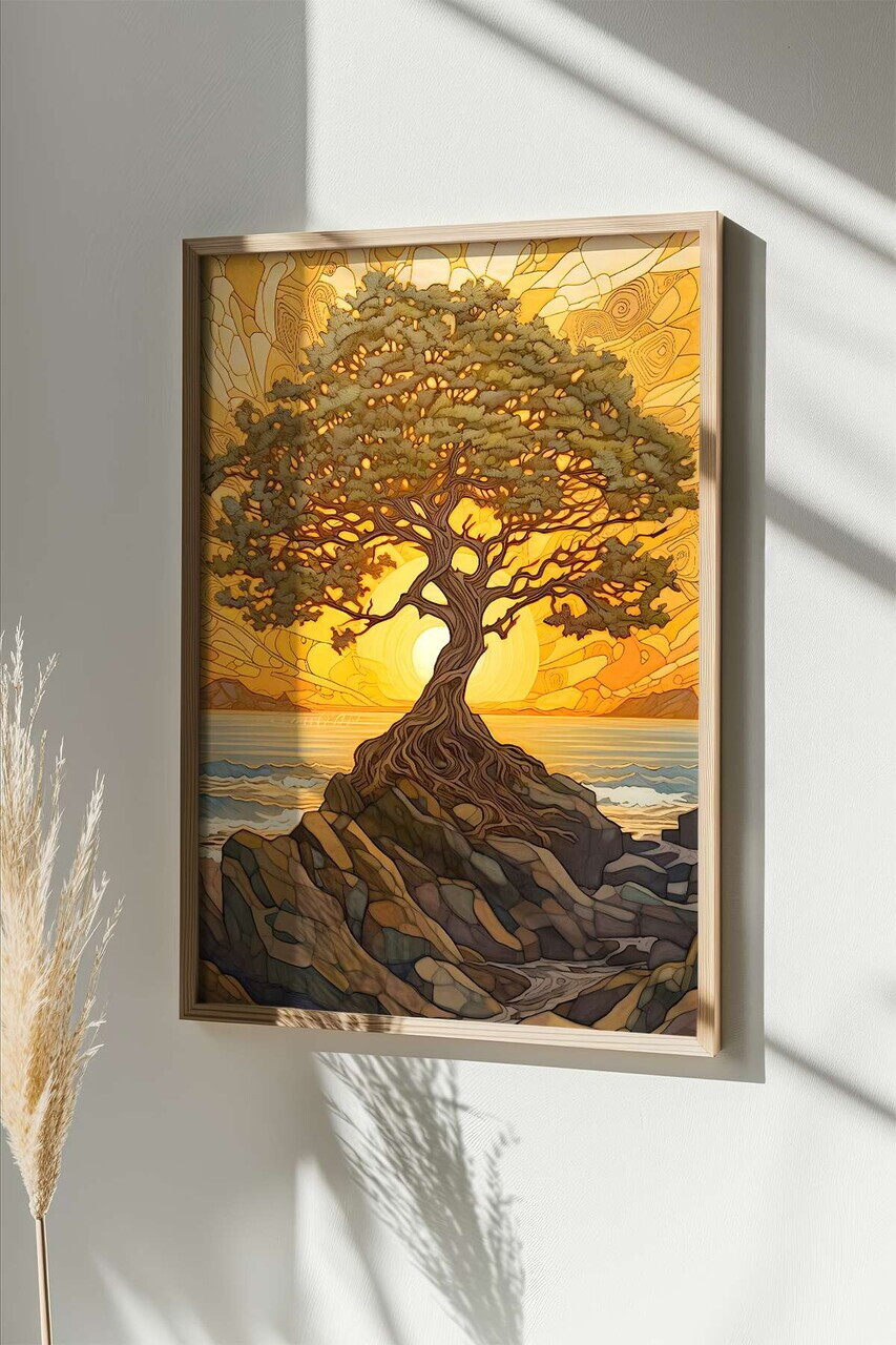 Tablou decorativ, Mscartmdl36, MDF, Multicolor — imaginea 2