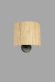 Aplica de perete, Opviq, 846STL4117, Stejar / Negru
