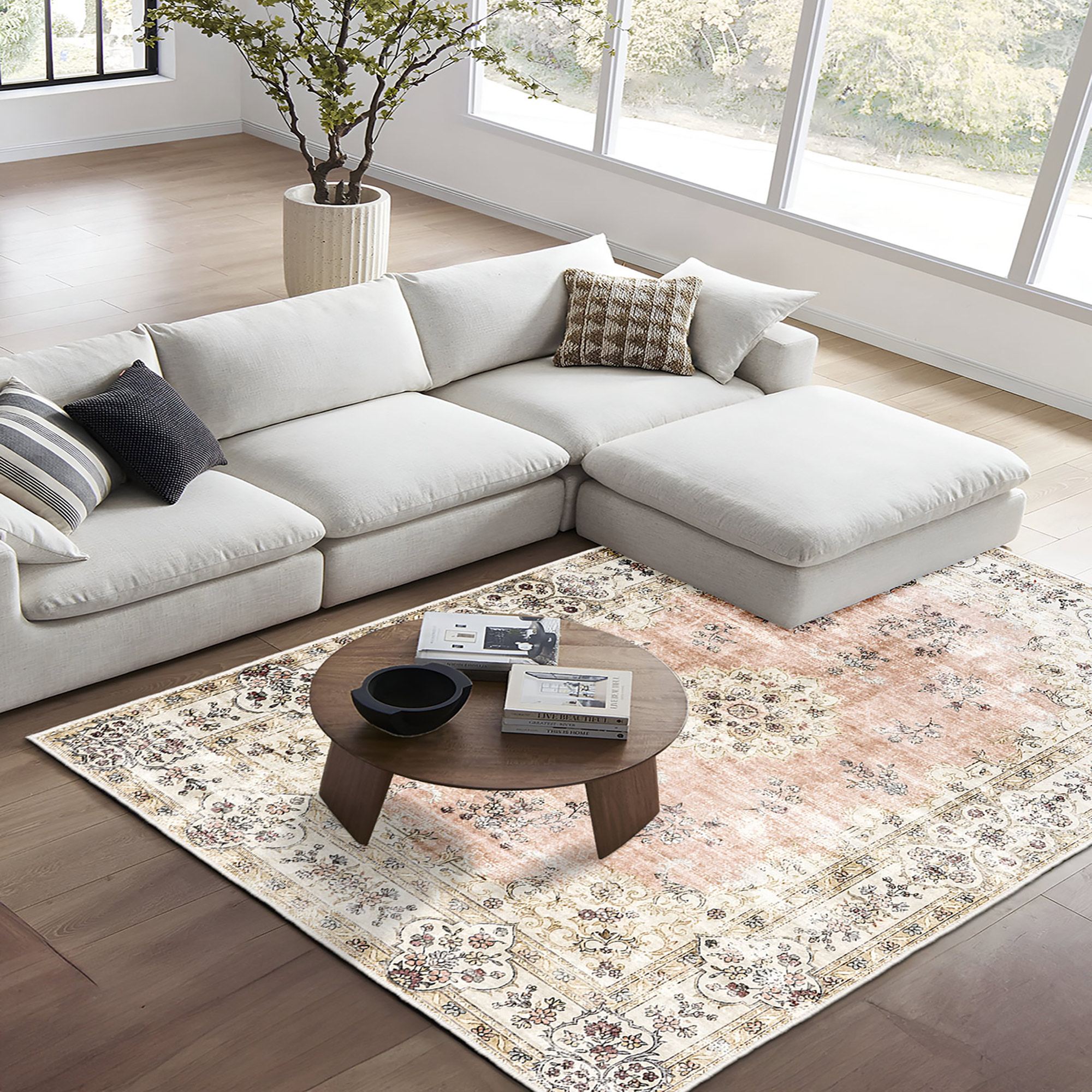 Covor, Kece-Fr78, 50x80 cm, Roz
