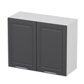 Dulap pentru bucatarie, Hanah Home, Minar, 90x72x37 cm, Alb / Antracit