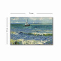Tablou decorativ, 4570VANGOGH007, Canvas, Lemn, Multicolor