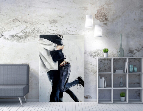 Tablou decorativ, wy191 (70 x 100), 50% bumbac / 50% poliester, canvas imprimat, multicolor