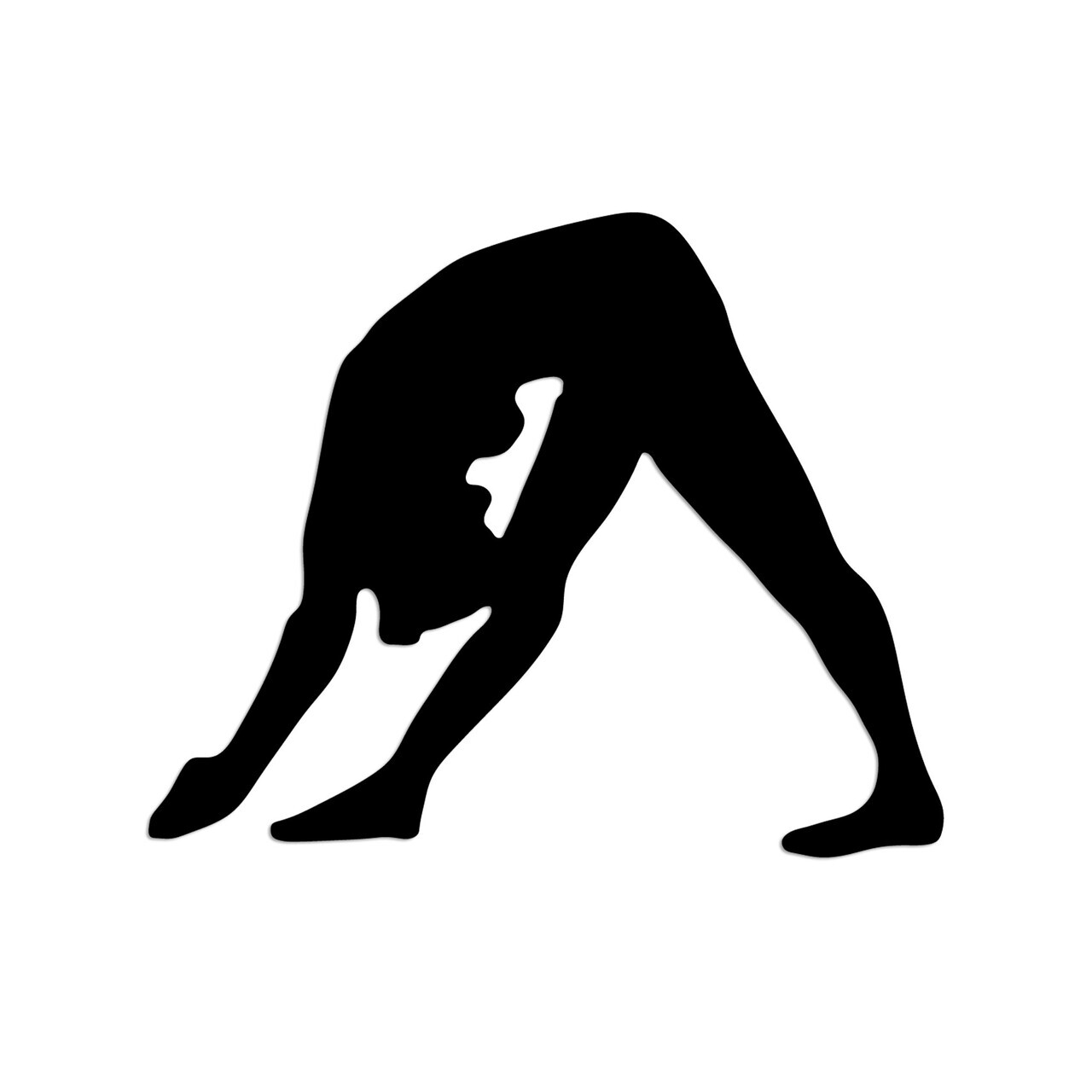 Decoratiune de perete, Yoga 14, Dimensiune: 55 x 45 cm, Negru — imaginea 4