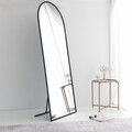 Oglinda decorativa Portal, Neostill, 65x180 cm, negru mat