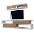 Comoda TV, Decorotika, Sims, Alb / Teak