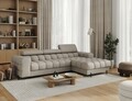 Coltar extensibil dreapta 3 locuri ELTAP, RT-20ROY, Felro, 285x181x93 cm, lemn/poliester, bej