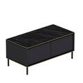 Masuta de cafea, Inarch, Imaj, 90x40x45 cm, PAL, Antracit