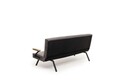 Canapea extensibila cu 3 locuri, Futon, 859FTN2903, Metal , Gri