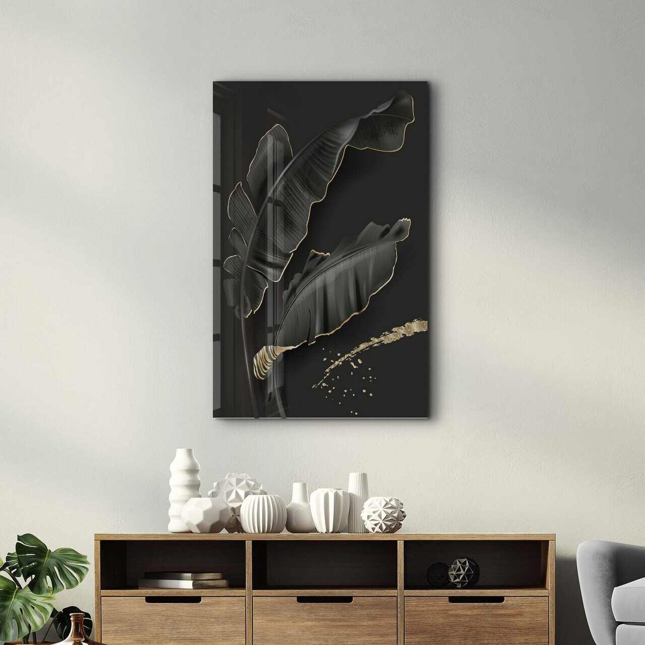 Tablou decorativ, CAM-4026, Dimensiuni: 70 x 110 cm, Multicolor — imaginea 4