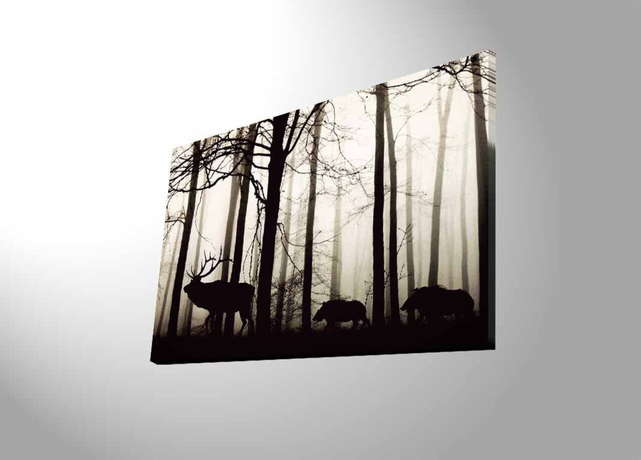 Tablou decorativ cu lumina LED, 4570DHDACT-080, Dimensiune: 45 x 70 cm, Multicolor - view 4