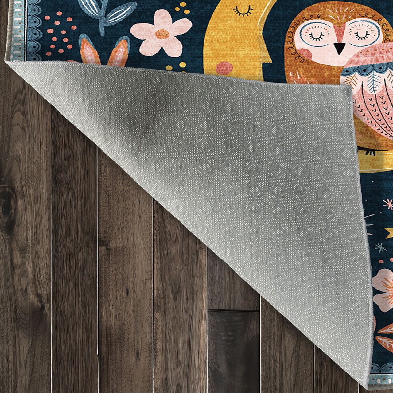 Covor (100 x 150), Wookece1694, 100x150 cm, Albastru navy - view 5