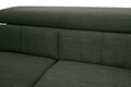 Coltar dreapta extensibil, Tokyo, 207x260x93 cm, lada de depozitare, Verde