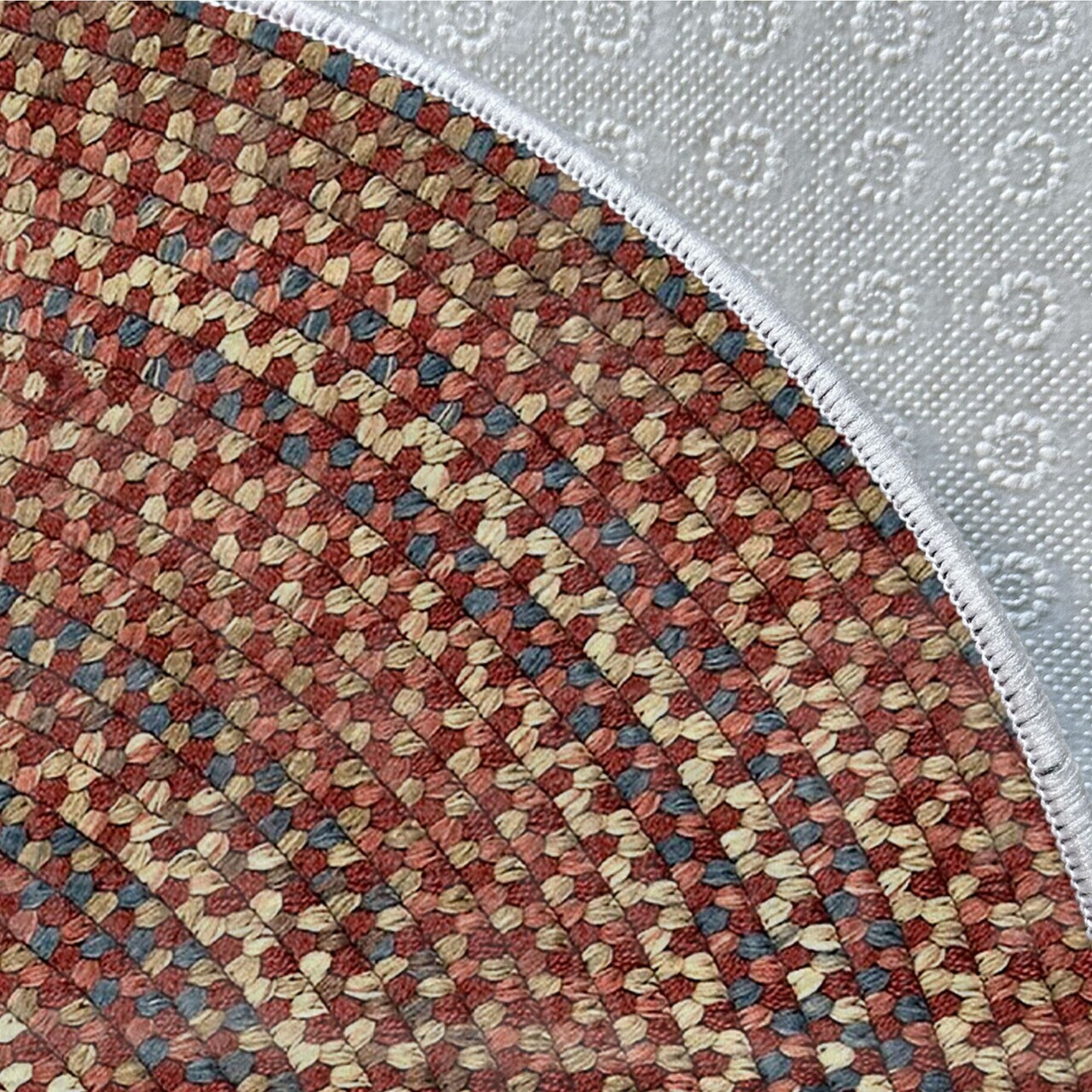 Covor, Woopamuk504, 120x120 cm, Bumbac/Poliester, Multicolor - view 3