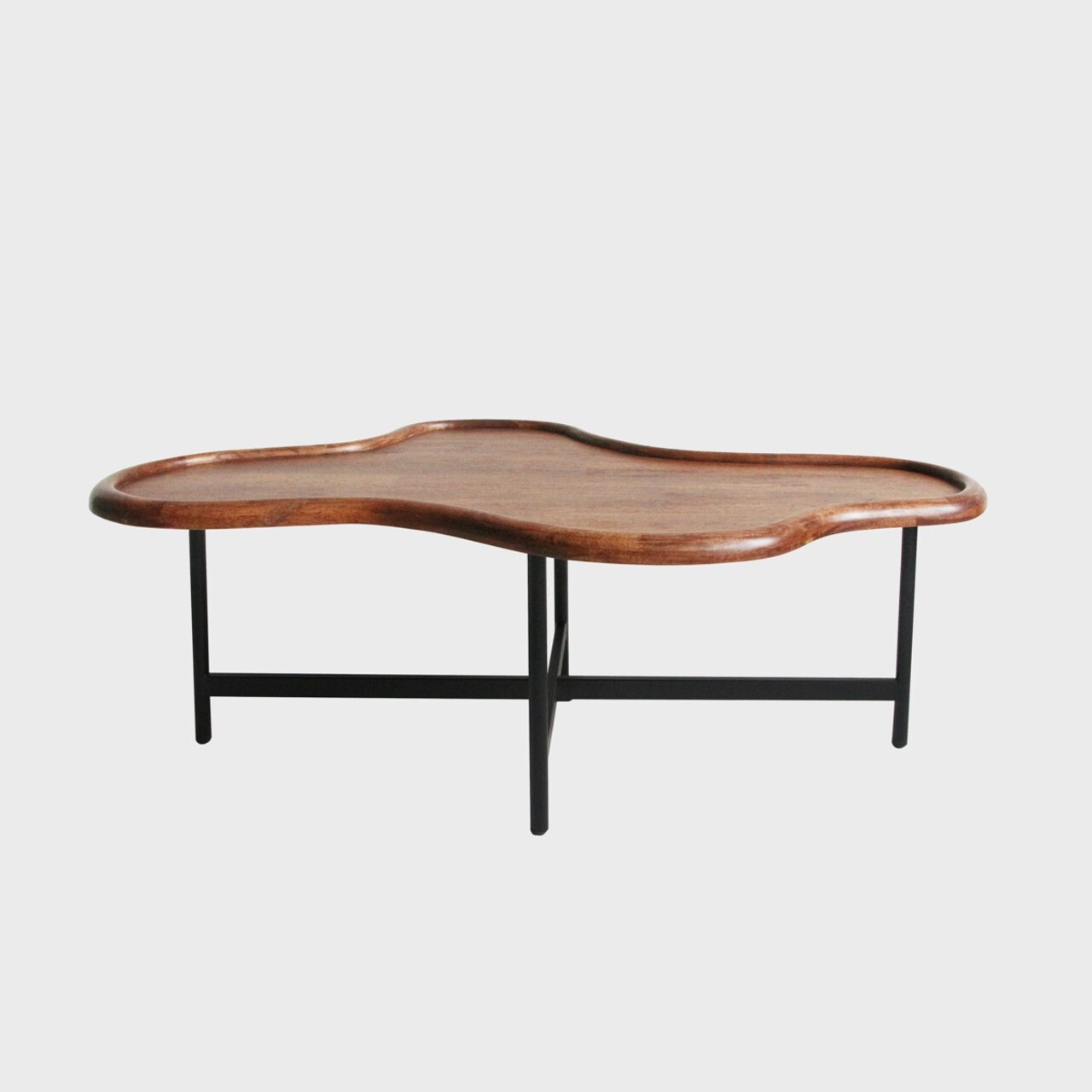 Masuta de cafea Enkel, Homla, 118x77x40 cm, lemn/metal, maro - 2 | YEO