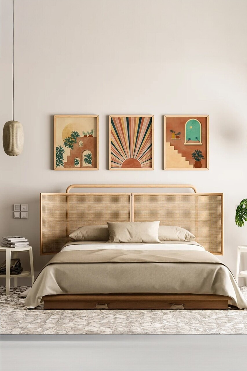 Tablou decorativ, 3Dartsohoset25, Lemn masiv, MDF, Multicolor