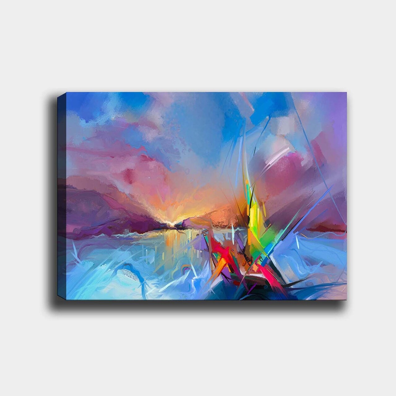 Tablou decorativ, 1054276691_70100, Cadru: 100% LEMN (grosime: 3 cm), Multicolor - view 2