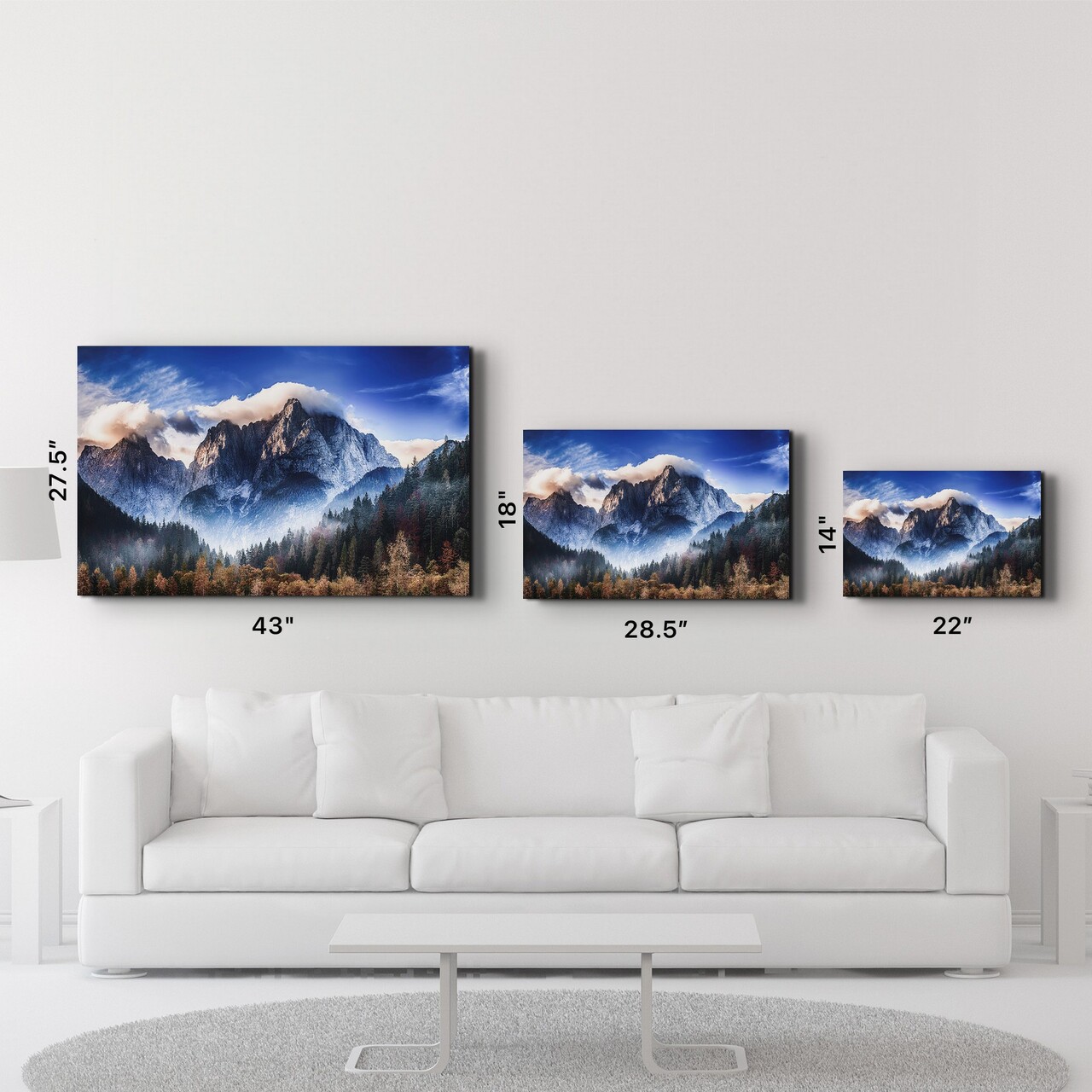 Tablou decorativ, SPR-1495, Dimensiune: 35 x 55 cm, Multicolor - view 6