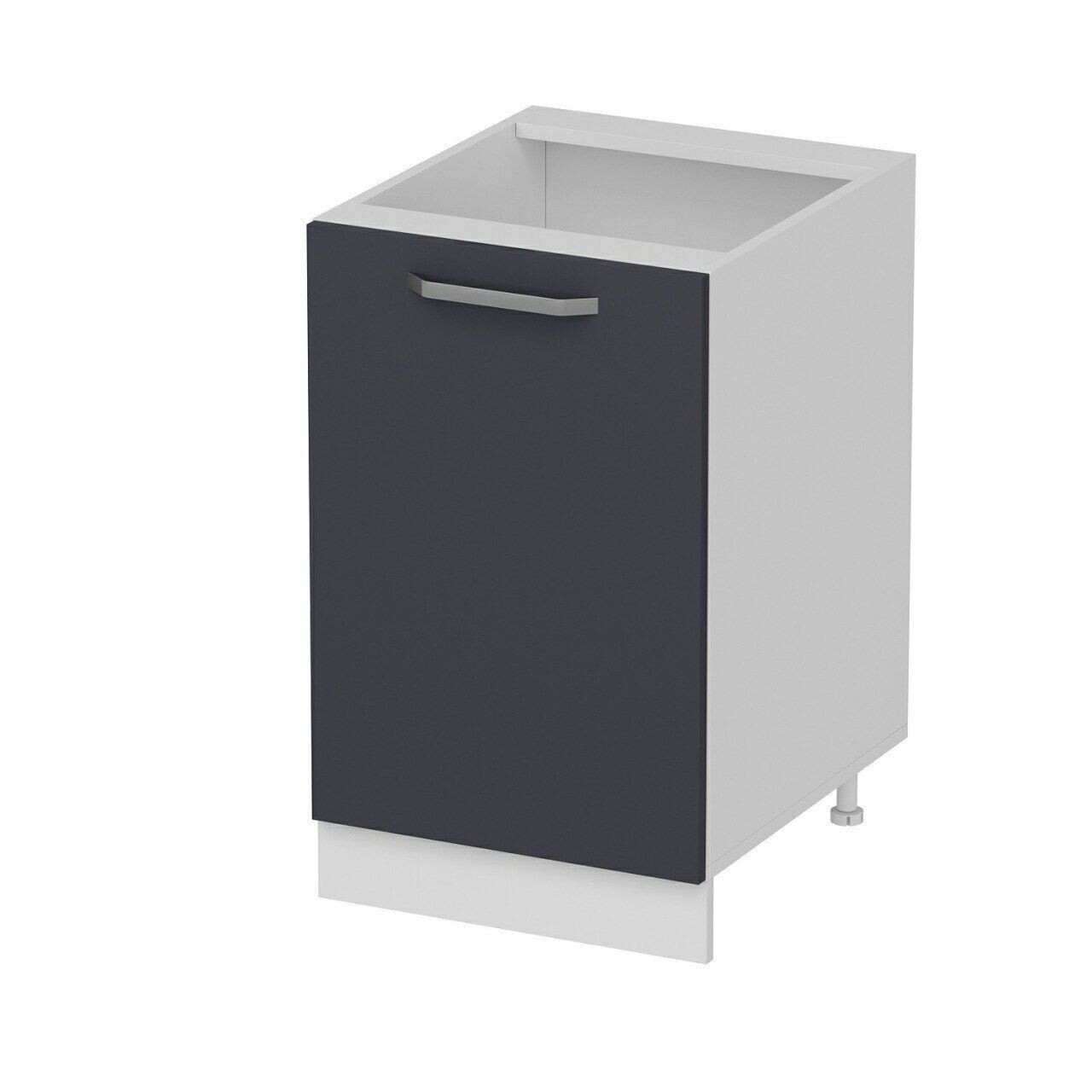 Dulap pentru bucatarie, Hanah Home, Minar, 50x87x58 cm, Alb / Antracit — imaginea 6