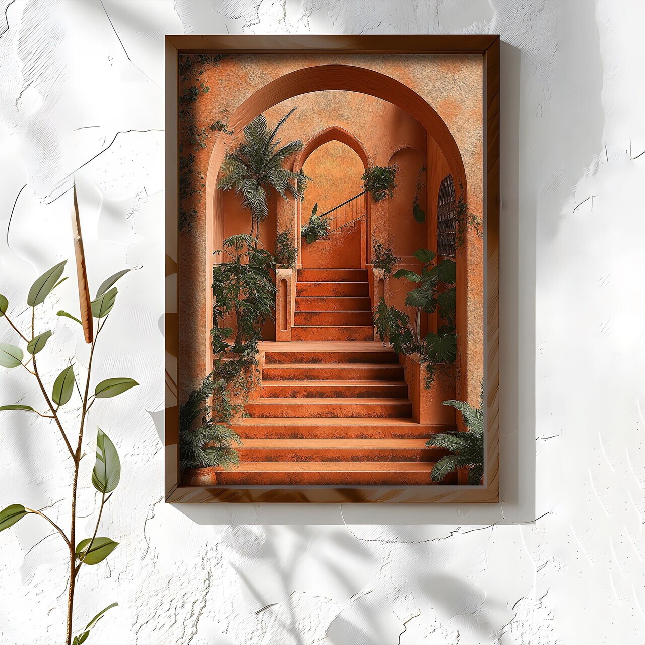 Tablou decorativ, NAL182-46, MDF, Lemn masiv, Multicolor