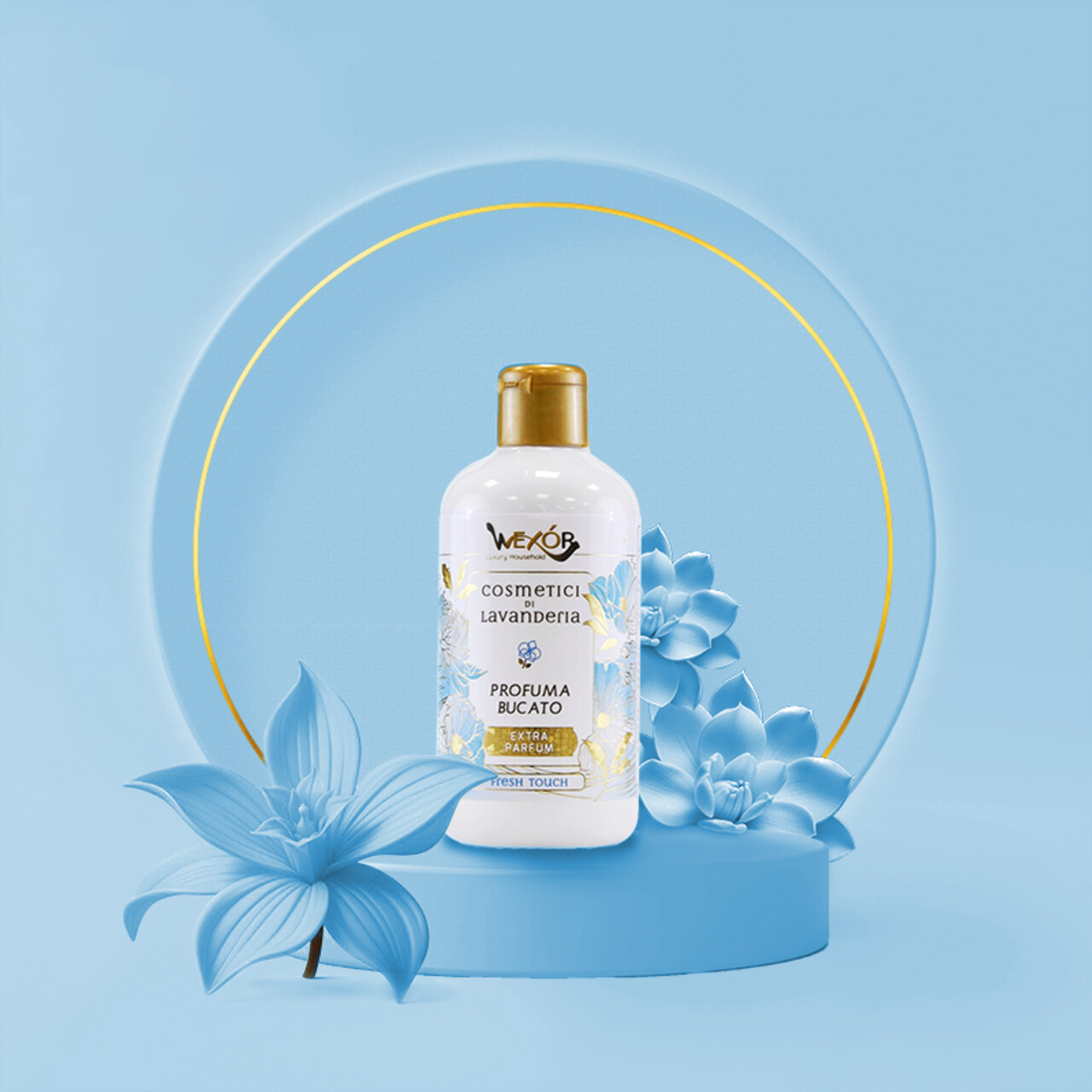 Esenta parfumata pentru rufe, extra parfum Fresh Touch 250 ml, Wexor - imagine 2