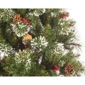 Brad Pine snowy, Decoris, 88x150 cm, verde/alb