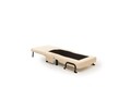 Canapea extensibilă cu 1 loc, Futon, 859FTN2345, Metal , Crem