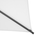 Umbrela dreptunghiulara cu manivela, Calpe, L.200 l.300 H.259 cm, aluminiu, gri/alb