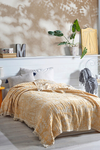 Cuvertura pique Single, Love – Mustard, Viaden, Muselina mezoni.ro