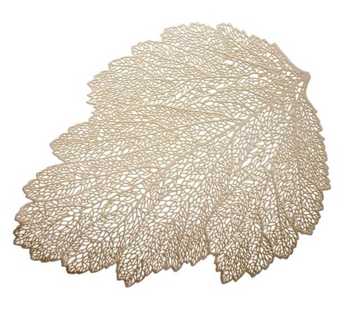 Suport farfurie glamour, ambition, 36x47 cm, pvc, auriu
