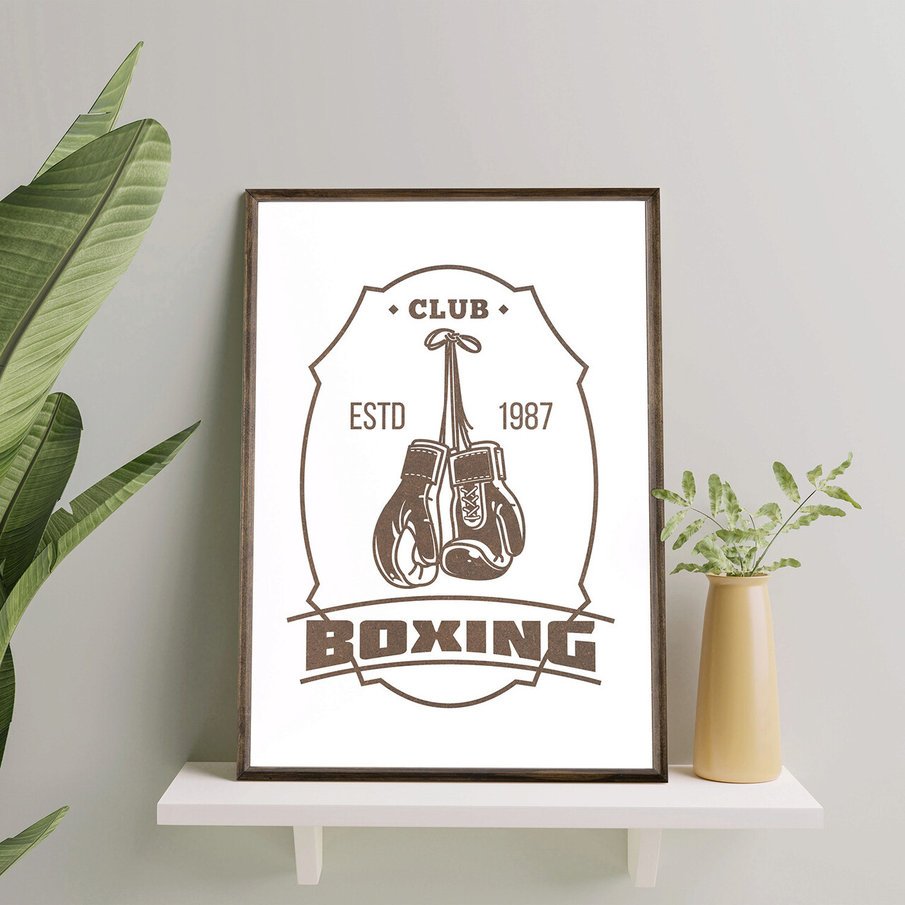 Tablou decorativ TD011 Desenat manual Natural