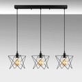 Lustra, Tatum, 584TTM2116, Metal, Negru