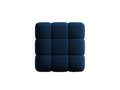 Taburet, Bellis-51, Micadoni Home, 94x94x43 cm, catifea, albastru regal