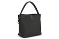 Geanta, Lucky Bees, 328 Black Grey, piele ecologica, negru/gri