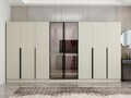 Dulap pentru haine, Hanah Home, Nisa, 360x210x52 cm, Gresie