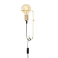 Aplica de perete, Pota - 3662, Opviq, 9 x 15 x 30 cm, 1 x E27, 40W, auriu