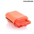 Aparat  2-in-1 pentru gofre si sandwich,  retete Wafflicher, InnovaGoods, 600W, rosu