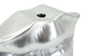 Vaza decorativa Lips Silver, Mauro Ferretti, 23x8x12 cm, polirasina, argintiu