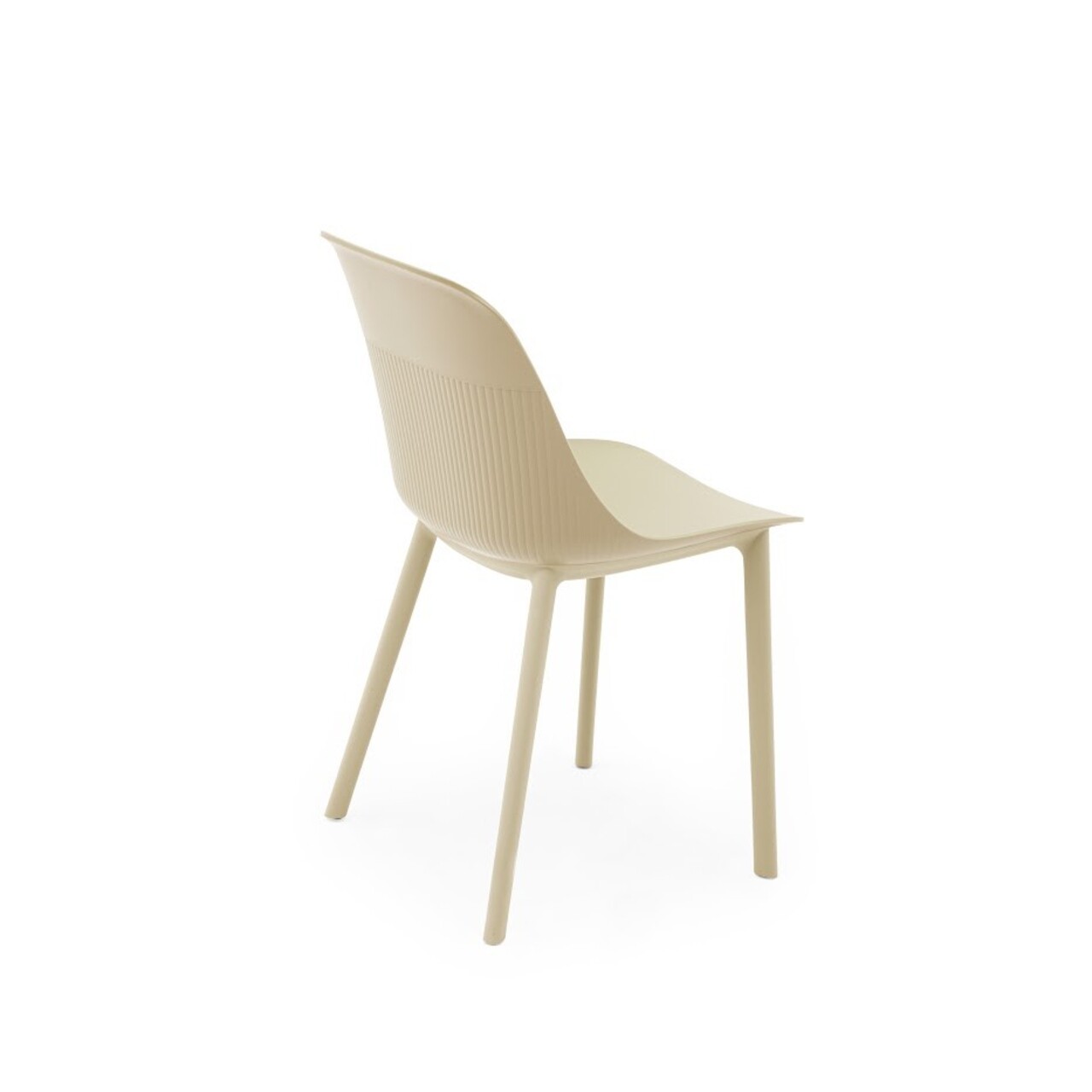 Set de scaune, Tilia, Shell-P, Polipropilena, Bej - 1 | YEO