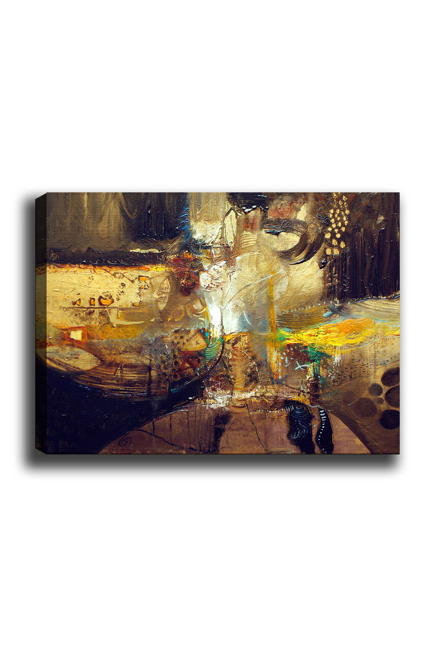 Tablou decorativ, Kanvas Tablo (70 x 100), Cadru: 100% LEMN (grosime: 3 cm), Multicolor - view 2