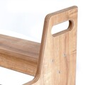 Scaun pentru copii, Rosewood, BLTYZ-AKTV035, 43.5x36x34 cm, Stejar