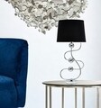 Lampa de masa, Silver Ball, Mauro Ferretti, 1 x E27, 40W, argintiu/negru