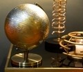Decoratiune luminoasa Globe Orange, Mauro Ferretti, Ø20x28 cm, auriu/argintiu