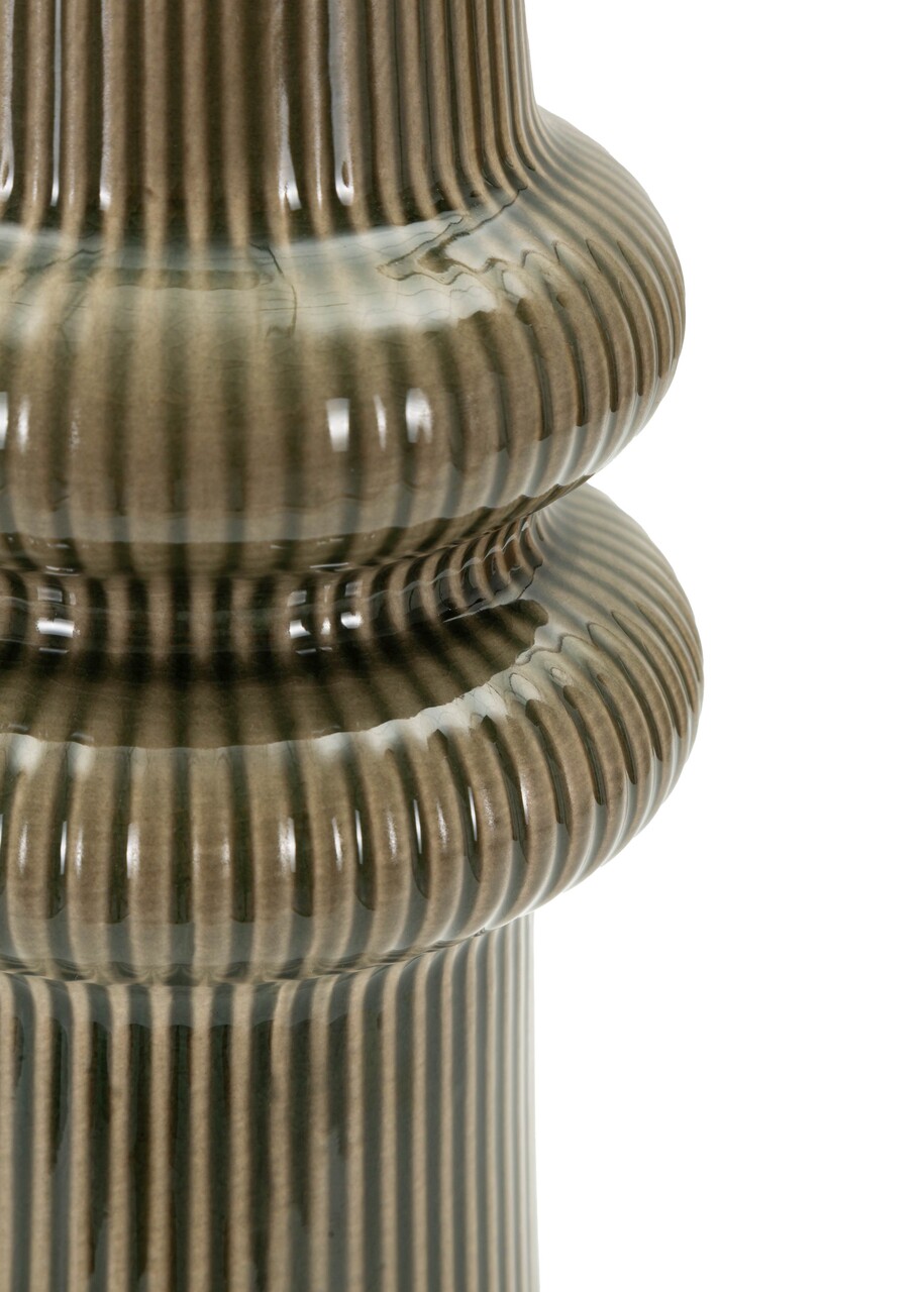 Vaza decorativa, Mauro Ferretti, Harmony, 13x25 cm, ceramica, verde - view 3