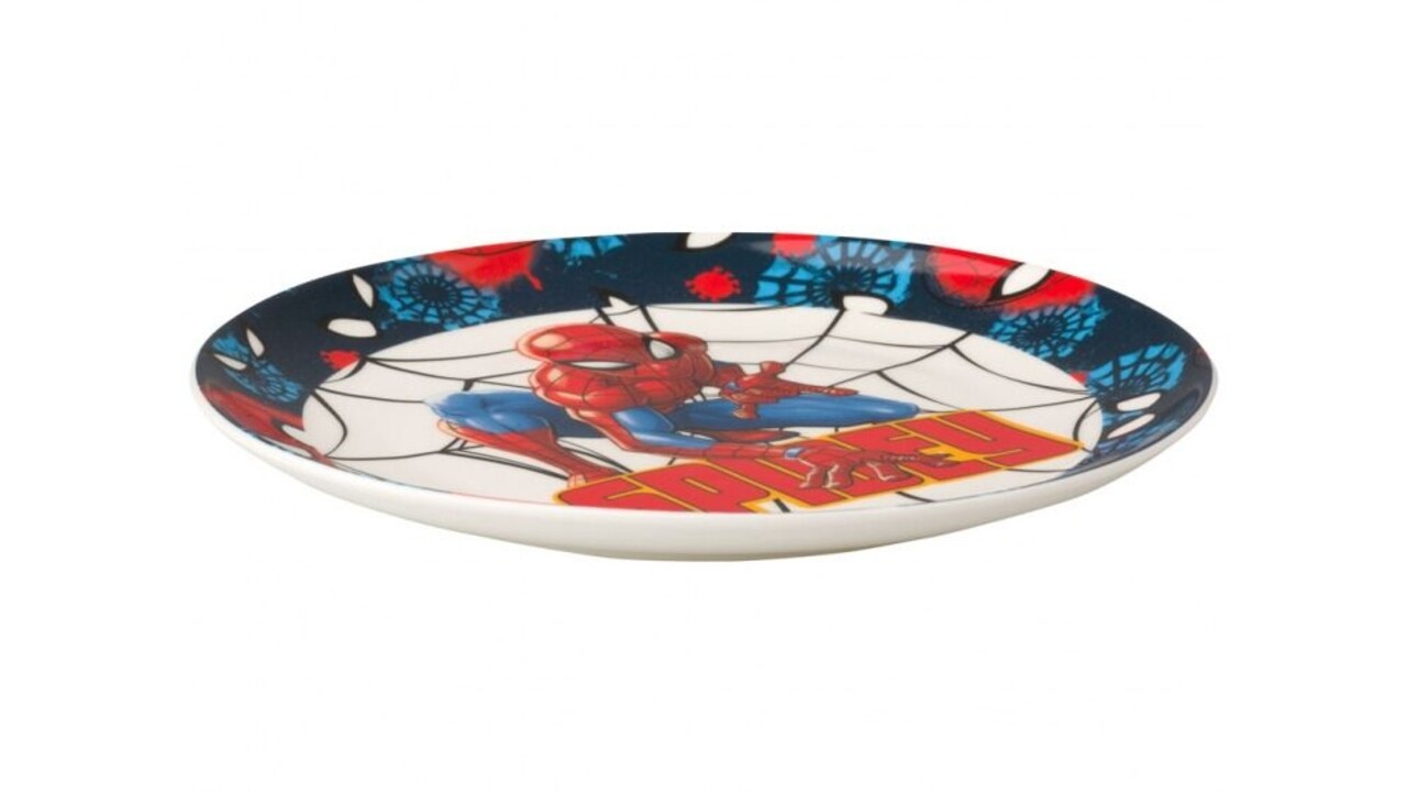 Farfurie Intinsa Spiderman, Marvel, 19 Cm, Portelan, Multicolor