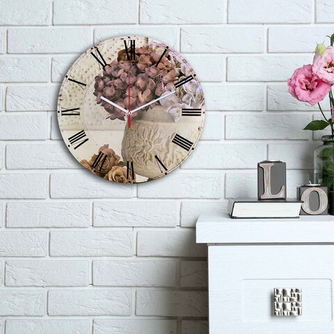 Ceas de perete, 3030ms-050, mdf, ø30 cm, multicolor