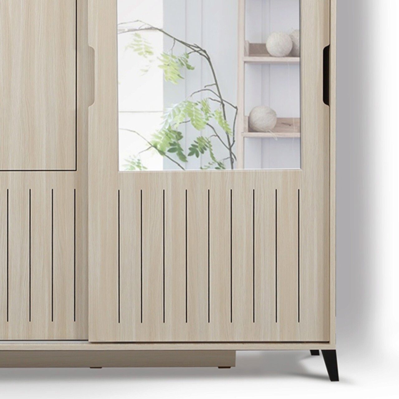 Dulap pentru haine, Comforty, Pasific Home Fuga, 190x216x60 cm, Stejar - 2 | YEO