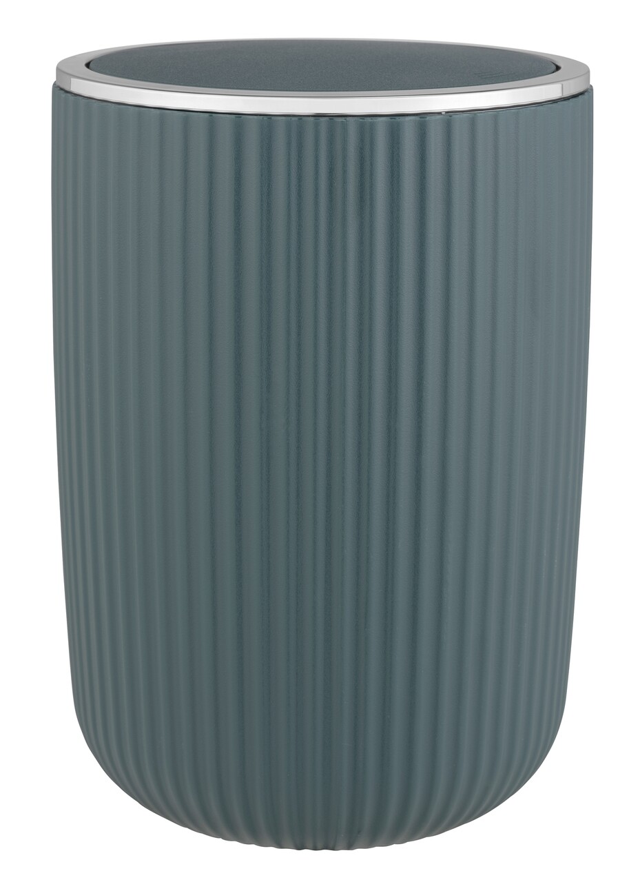 Cos de gunoi, Wenko, Agropoli L, 5.5 L, 19 x 27 x 19 cm, plastic, verde inchis - 1 | YEO