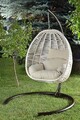 Leagan gradina/terasa, Valovi, Fındık, 110x196x110 cm, Metal, Crem